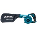 Soplador compacto Makita UB100DZ - 12Vmax, 75 m/s, 3 velocidades eléctricas, tubo corto - Sin batería ni cargador ni maletín