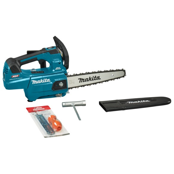Sierra de cadena para madera Makita UC006GZ - 40Vmax, alta velocidad, ligera - Sin batería ni cargador ni maletín Sierra de cadena para madera Makita UC006GZ - 40Vmax, alta velocidad, ligera - Sin batería ni cargador ni maletín