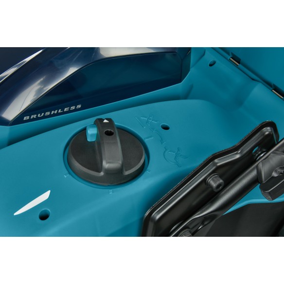 Escarificador a batería Makita UV001GZ - 40V, 38 cm, 50 L, motor sin escobillas - Sin batería ni cargador Escarificador a batería Makita UV001GZ - 40V, 38 cm, 50 L, motor sin escobillas - Sin batería ni cargador