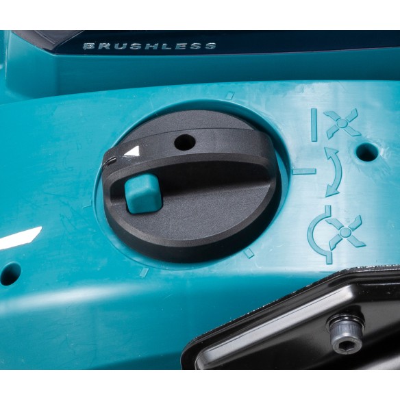 Escarificador a batería Makita UV001GZ - 40V, 38 cm, 50 L, motor sin escobillas - Sin batería ni cargador Escarificador a batería Makita UV001GZ - 40V, 38 cm, 50 L, motor sin escobillas - Sin batería ni cargador