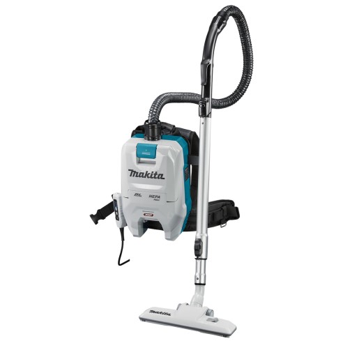 Aspirador de mochila Makita VC008GZ - 40Vmax, filtro HEPA, bajo nivel de ruido - Sin batería ni cargador ni maletín