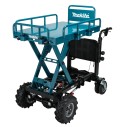 Carretilla a batería Makita DCU601Z - 36V (18V x2) - 300 kg capacidad - Motor sin escobillas - Sin batería ni cargador