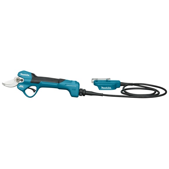 Tijera de poda Makita DUP180Z - 18V, motor sin escobillas, cortando ramas de hasta 30 mm - Sin batería ni cargador ni maletín Tijera de poda Makita DUP180Z - 18V, motor sin escobillas, cortando ramas de hasta 30 mm - Sin batería ni cargador ni maletín
