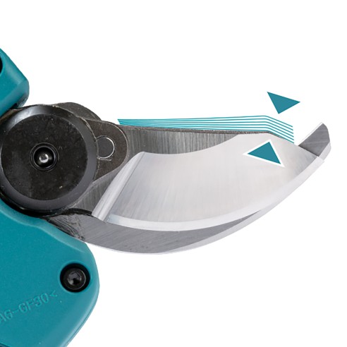 Tijera de poda Makita DUP180Z - 18V, motor sin escobillas, cortando ramas de hasta 30 mm - Sin batería ni cargador ni maletín