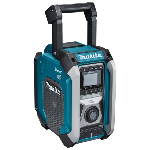 Radio de trabajo portátil Makita MR007GZ - Bluetooth, IP65, alimentación CA y batería - Sin batería ni cargador