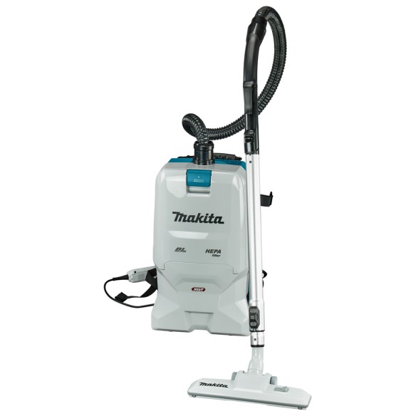 Aspirador de mochila Makita VC011GZ - 40Vmax, filtro HEPA, 4 modos de succión - Sin batería ni cargador ni maletín Aspirador de mochila Makita VC011GZ - 40Vmax, filtro HEPA, 4 modos de succión - Sin batería ni cargador ni maletín