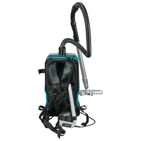 Aspirador de mochila Makita VC011GZ - 40Vmax, filtro HEPA, 4 modos de succión - Sin batería ni cargador ni maletín