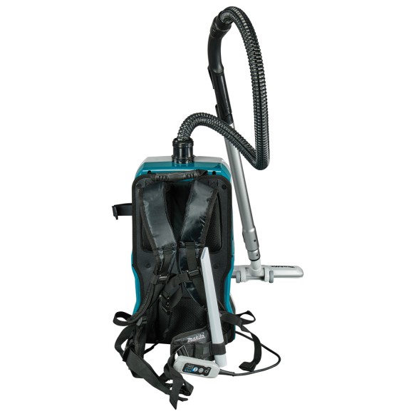 Aspirador de mochila Makita VC011GZ - 40Vmax, filtro HEPA, 4 modos de succión - Sin batería ni cargador ni maletín Aspirador de mochila Makita VC011GZ - 40Vmax, filtro HEPA, 4 modos de succión - Sin batería ni cargador ni maletín