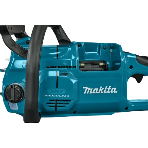 Sierra de cadena a batería Makita UC026GZ - 40Vmax, 40 cm, motor sin escobillas - Sin batería ni cargador ni maletín