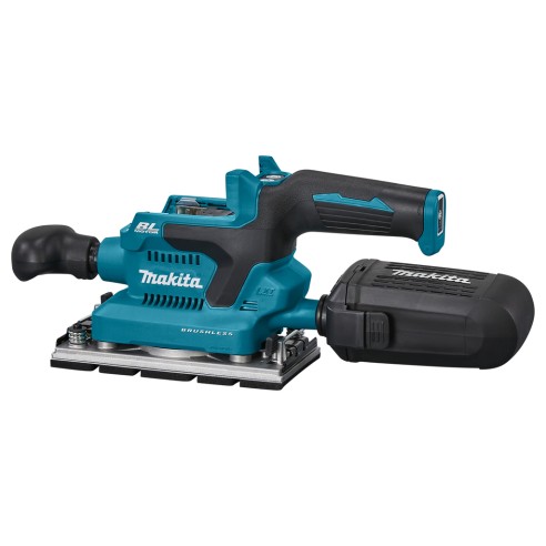 Lijadora orbital Makita DBO381ZU - 18V, 3 velocidades, sistema de extracción de polvo y AWS - Sin batería ni cargador ni maletín