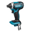 Atornillador de impacto Makita DTD152ZJ - 18V, 165 Nm, motor sin escobillas - Con maletin Makpac - Sin batería ni cargador