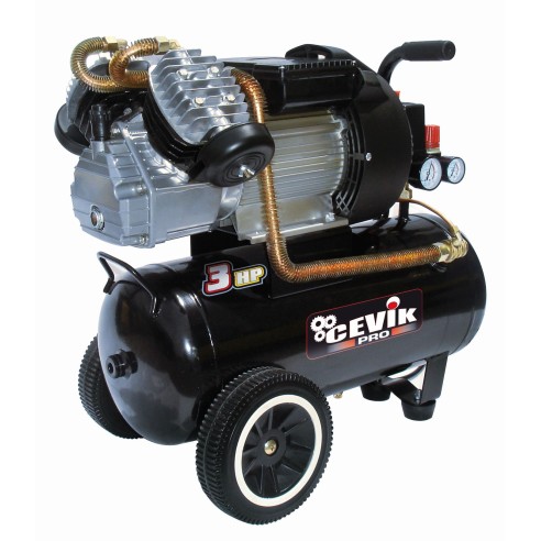 COMPRESOR 24L 3HP CAB."V" CEVIK PRO CA-PRO25VX