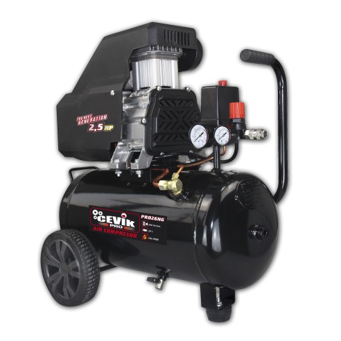 COMPRESOR 24L 2,5HP CEVIK PRO CEVIK PRO CA-PRO26NG