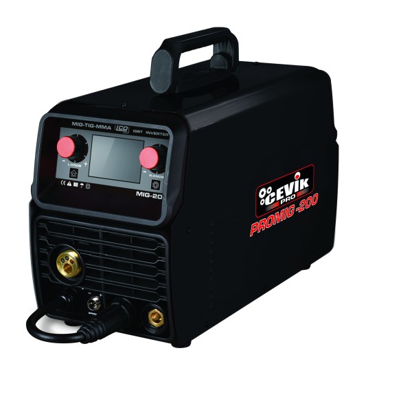 EQUIPO 3 EN 1 MIG/TIG/MMA 200A CEVIK PRO CE-PROMIG200 EQUIPO 3 EN 1 MIG/TIG/MMA 200A CEVIK PRO CE-PROMIG200