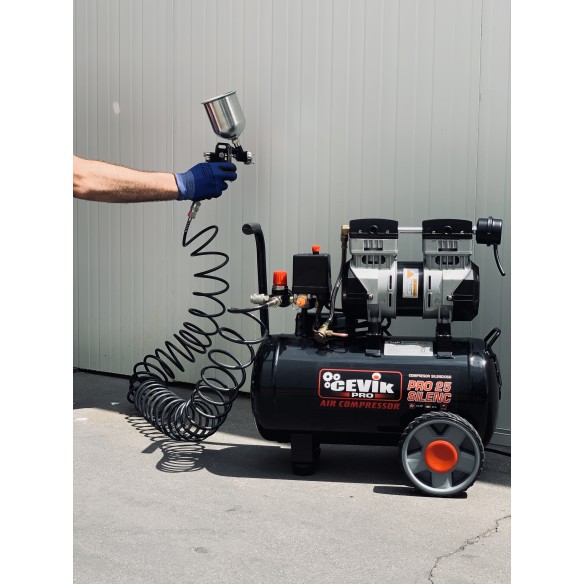 COMPRESOR SILENCIOSO 25L.1.5HP CEVIK PRO CA-PRO25SILENC COMPRESOR SILENCIOSO 25L.1.5HP CEVIK PRO CA-PRO25SILENC