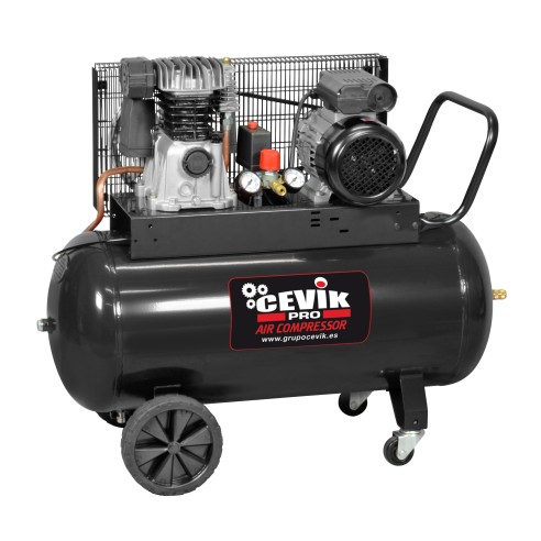 COMPRESOR CORREA 100L 3HP 400V CEVIK PRO CA-PRO100-3TF