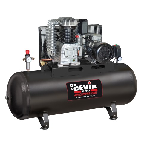 COMP. CORREA 300L 5.5HP 400V K30 CEVIK PRO CA-PRO300-K30TF