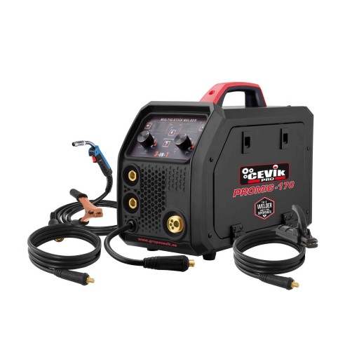 EQUIPO INVERTER 3 EN 1  MIG/TIG/MMA160 CEVIK PRO CE-PROMIG170