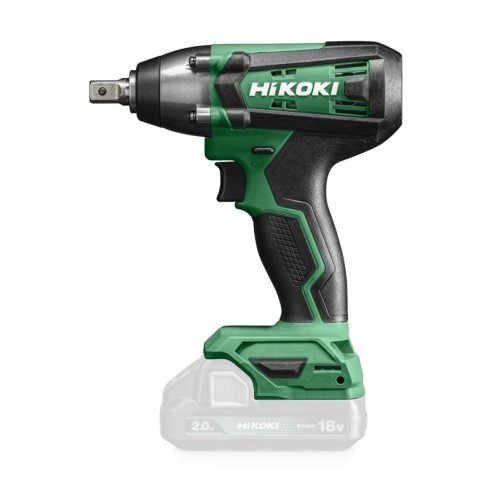 Llave de impacto HiKOKI WR18DFW2Z | 18V | 1/2" | 220 Nm | LED | sin batería ni cargador | maletín HSC II