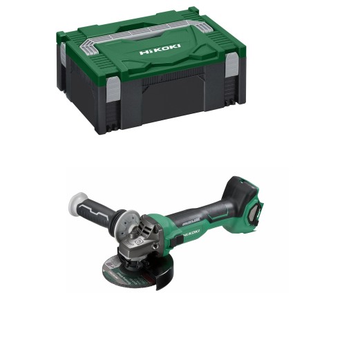 Miniamoladora Hikoki G1813DAW2Z - 125 mm - 18V - Con Maletin apilable - Sin bateria ni cargador