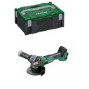 Miniamoladora Hikoki G1813DAW2Z - 125 mm - 18V - Con Maletin apilable - Sin bateria ni cargador