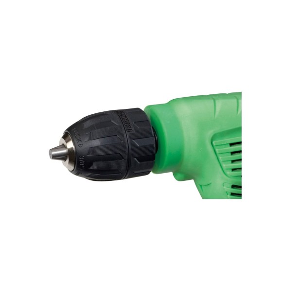 Taladro eléctrico Hikoki D10VST - 450W - 0-3200 rpm - Portabrocas automático 10 mm - Compacto y ligero Taladro eléctrico Hikoki D10VST - 450W - 0-3200 rpm - Portabrocas automático 10 mm - Compacto y ligero