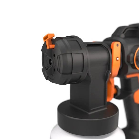 WORX WX020 Nitro - Sistema de pulverización de Pintura con batería (20 V, Potente Motor sin escobillas, 3 pulverizadores y 4 tam WORX WX020 Nitro - Sistema de pulverización de Pintura con batería (20 V, Potente Motor sin escobillas, 3 pulverizadores y 4 tam