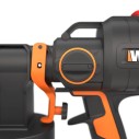 WORX WX020 Nitro - Sistema de pulverización de Pintura con batería (20 V, Potente Motor sin escobillas, 3 pulverizadores y 4 tam