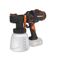 Pulverizador de Pintura a batería Worx - 20KPa | PowerShare | WX020.9 | Sin batería ni Cargador | Boquillas para distintos mater
