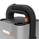 Aspirador de Coche 20V Máx. Worx | WX030.9 | No incluye batería ni cargador | Motor de alto rendimiento | 25 minutos de duración