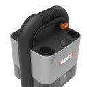 Aspirador de Coche 20V Máx. Worx | WX030.9 | No incluye batería ni cargador | Motor de alto rendimiento | 25 minutos de duración