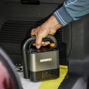 Aspirador de Coche 20V Máx. Worx | WX030.9 | No incluye batería ni cargador | Motor de alto rendimiento | 25 minutos de duración