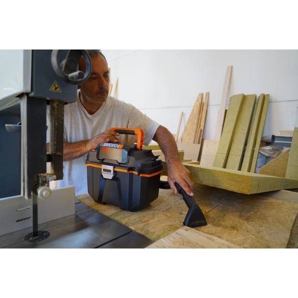 Aspirador portátil húmedo y seco Brushless 20V Máx. Worx | PowerShare | WX031.9 - Sin batería, ni Cargador | Motor sin escobilla Aspirador portátil húmedo y seco Brushless 20V Máx. Worx | PowerShare | WX031.9 - Sin batería, ni Cargador | Motor sin escobilla