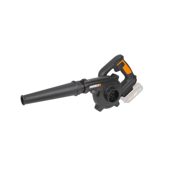 Soplador ligero 20V Máx. Worx | PowerShare | WX094.9 | No incluye batería ni cargador| | 3 velocidades, ergonómico y Potente | I Soplador ligero 20V Máx. Worx | PowerShare | WX094.9 | No incluye batería ni cargador| | 3 velocidades, ergonómico y Potente | I