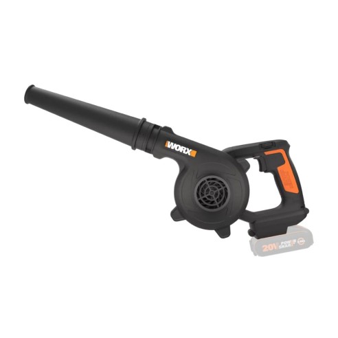 Soplador ligero 20V Máx. Worx | PowerShare | WX094.9 | No incluye batería ni cargador| | 3 velocidades, ergonómico y Potente | I