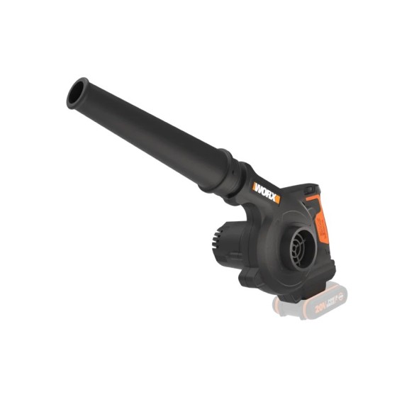 Soplador ligero 20V Máx. Worx | PowerShare | WX094.9 | No incluye batería ni cargador| | 3 velocidades, ergonómico y Potente | I Soplador ligero 20V Máx. Worx | PowerShare | WX094.9 | No incluye batería ni cargador| | 3 velocidades, ergonómico y Potente | I