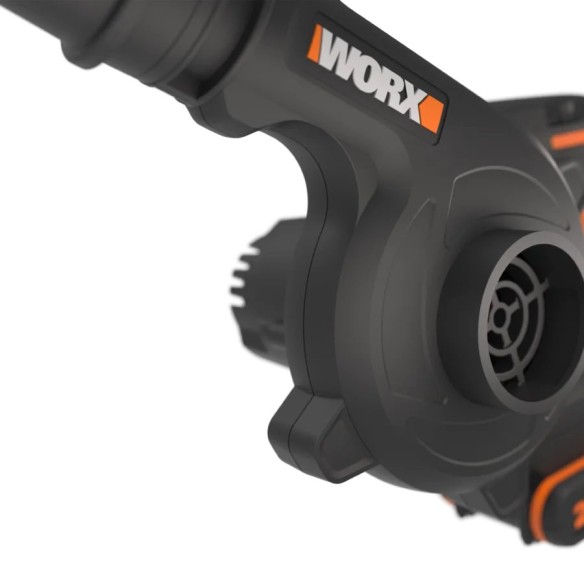 Soplador ligero 20V Máx. Worx | PowerShare | WX094.9 | No incluye batería ni cargador| | 3 velocidades, ergonómico y Potente | I Soplador ligero 20V Máx. Worx | PowerShare | WX094.9 | No incluye batería ni cargador| | 3 velocidades, ergonómico y Potente | I