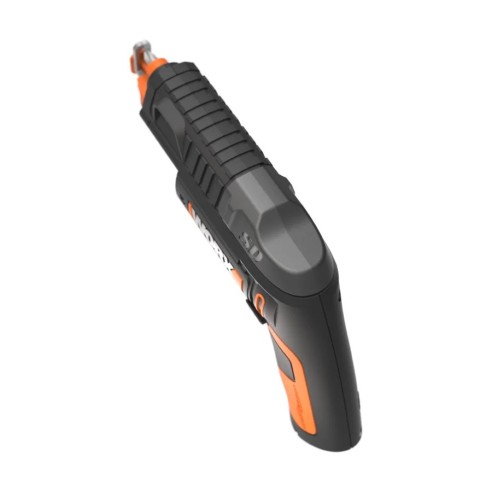WORX WX255 | Atornillador 4V | Cambio automático de puntas | Adaptador sujeta tornillos | Incluye kit de puntas |  luz LED | Lig