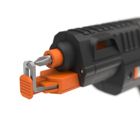 WORX WX255 | Atornillador 4V | Cambio automático de puntas | Adaptador sujeta tornillos | Incluye kit de puntas |  luz LED | Lig
