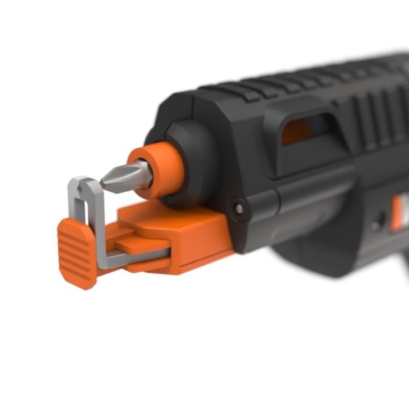 WORX WX255 | Atornillador 4V | Cambio automático de puntas | Adaptador sujeta tornillos | Incluye kit de puntas |  luz LED | Lig