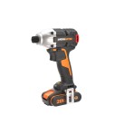 WORX Atornillador de Impacto 20 V Máx PowerShare - 1 batería 2Ah, cargador y maletín - Control variable de velocidad - reversibl