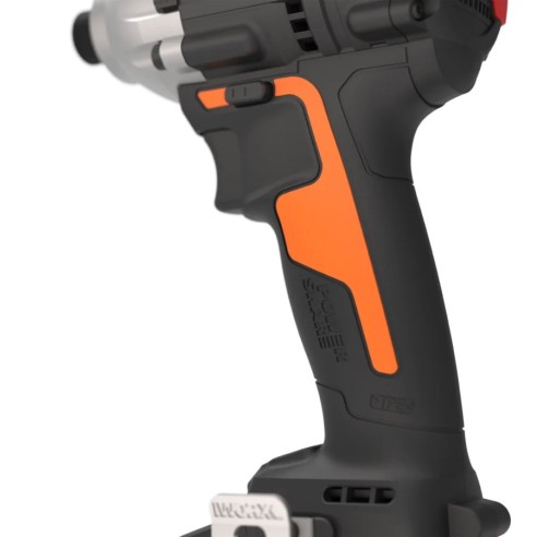 WORX Atornillador de impacto Brushless 20 V - PowerShare - Sin batería, ni cargador - Motor sin escobillas, control de velocidad