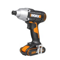Atornillador de Impacto 20V Worx | PowerShare | WX291 - 1 batería 2Ah | Control variable de velocidad, reversible, caja de engra 2