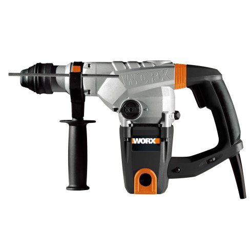 Martillo SDS-Plus | 1.250W | 5 J de potencia | Worx WX333 | 750r.p.m 3.700i.p.m | Caja de engranajes de aluminio | Control de ve