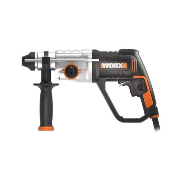 Martillo SDS-Plus 3 funciones 800W 2,5 J | Worx | WX339.3 |  1.050rpm, 5.300ipm, caja de engranajes de aluminio, control de velo Martillo SDS-Plus 3 funciones 800W 2,5 J | Worx | WX339.3 |  1.050rpm, 5.300ipm, caja de engranajes de aluminio, control de velo
