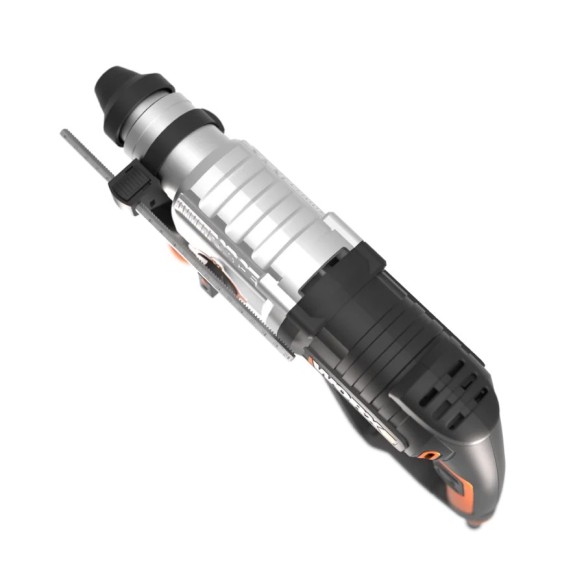 Martillo SDS-Plus 3 funciones 800W 2,5 J | Worx | WX339.3 |  1.050rpm, 5.300ipm, caja de engranajes de aluminio, control de velo Martillo SDS-Plus 3 funciones 800W 2,5 J | Worx | WX339.3 |  1.050rpm, 5.300ipm, caja de engranajes de aluminio, control de velo