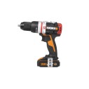 Taladro Percutor Slammer Brushless 20V Worx | PowerShare | WX354 | 2 baterías 2Ah y cargador | Perfora hormigón, motor sin escob