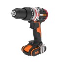 Taladro Percutor Slammer Brushless 20V Worx | PowerShare | WX354 | 2 baterías 2Ah y cargador | Perfora hormigón, motor sin escob