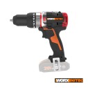 Taladro Slammer Drill Brushless 20V Worx | PowerShare | WX354.9 | Sin batería, ni cargador | Perfora hormigón, motor sin escobil