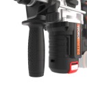 WORX, Martillo Brushless 3 funciones 2,2J 20 V Worx, PowerShare, WX380,9, Sin batería ni cargador, Motor sin escobillas, Control